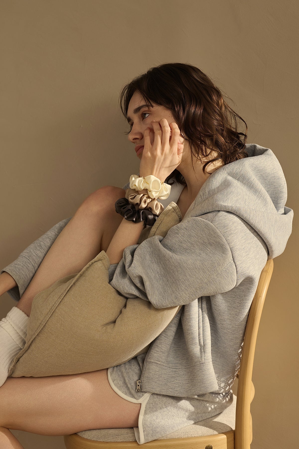 Silk Scrunchie　S