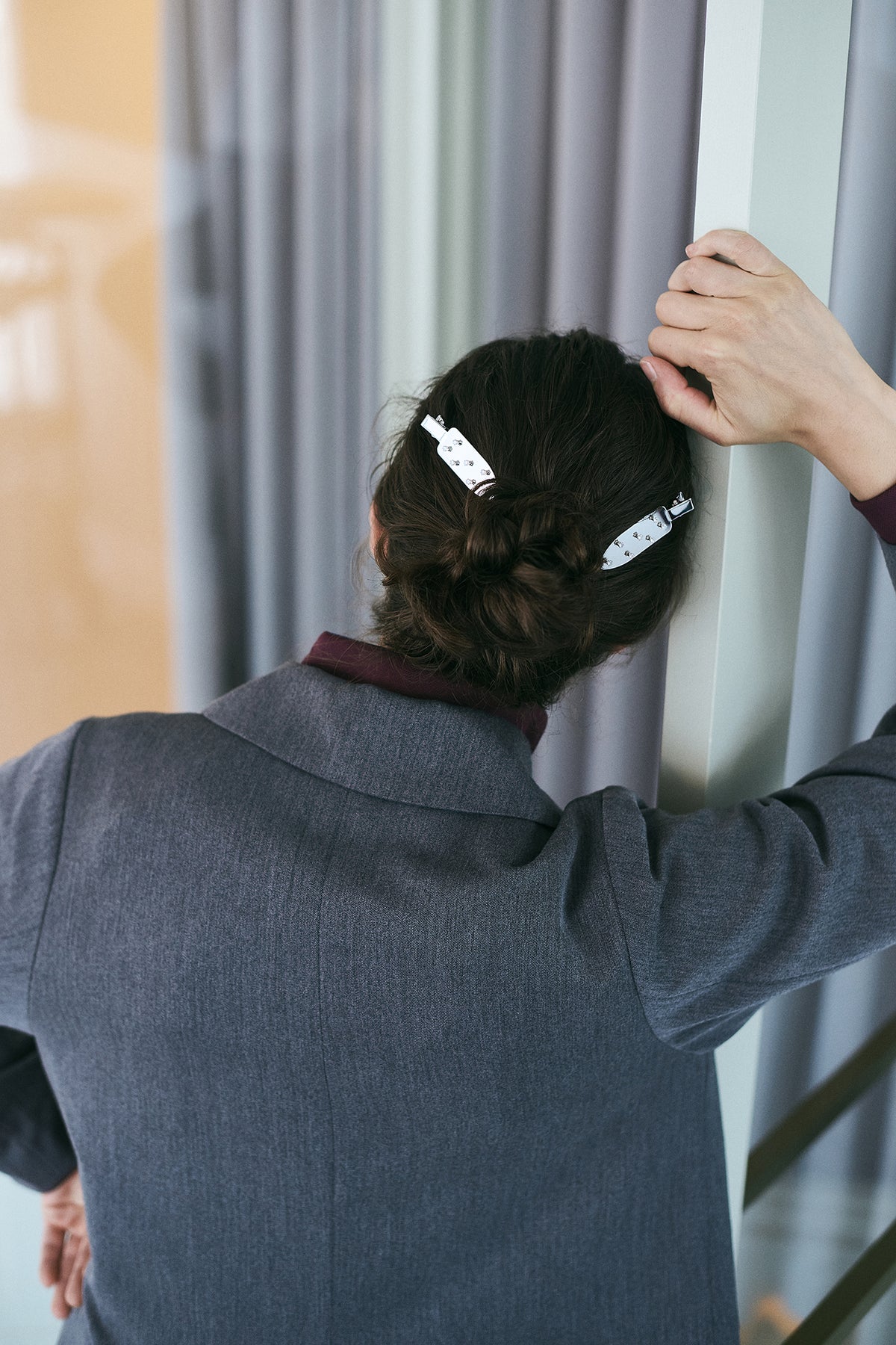 Stainless Bijou Fringe Clip