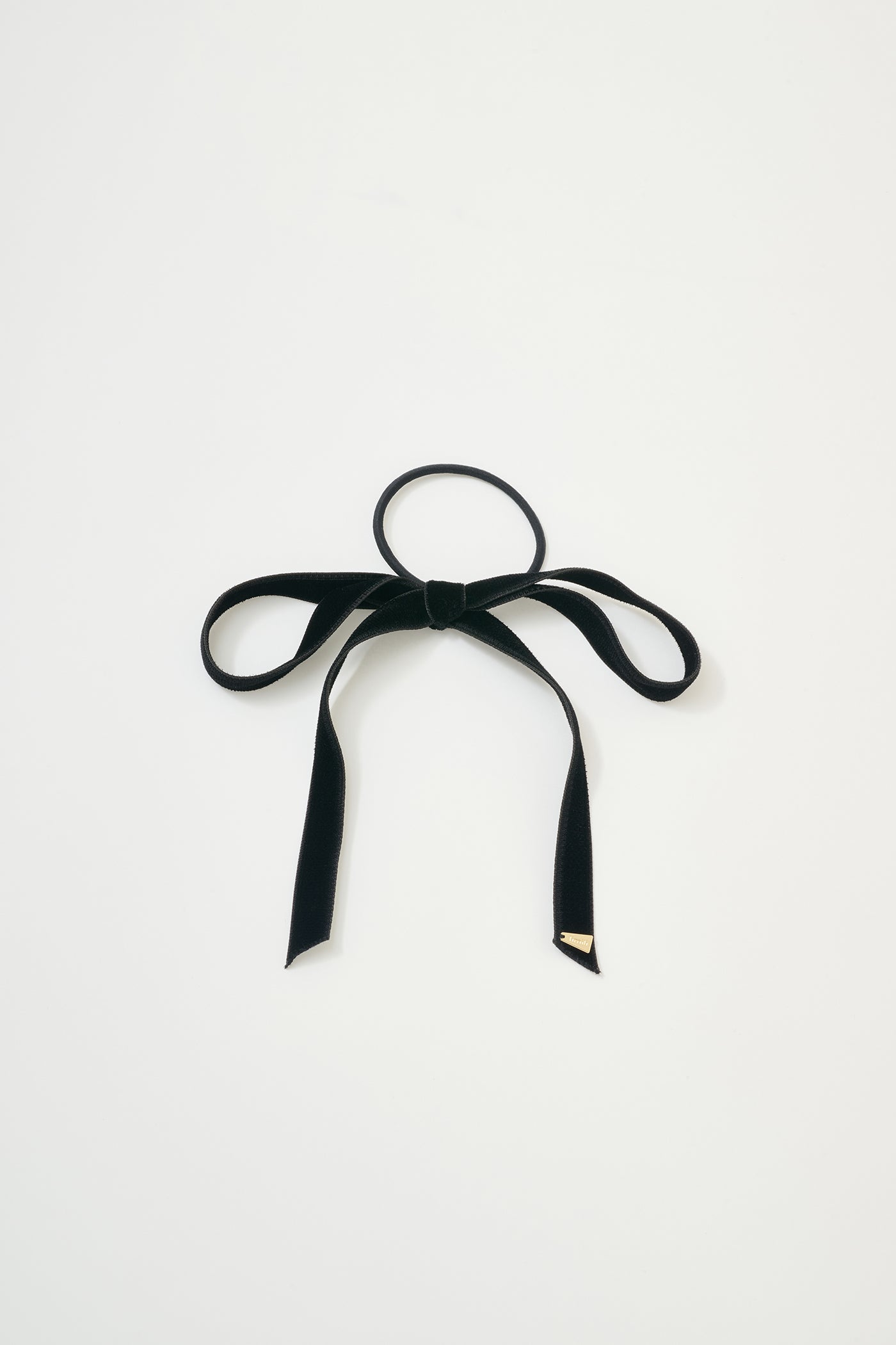 Velour Ribbon Hair Tie