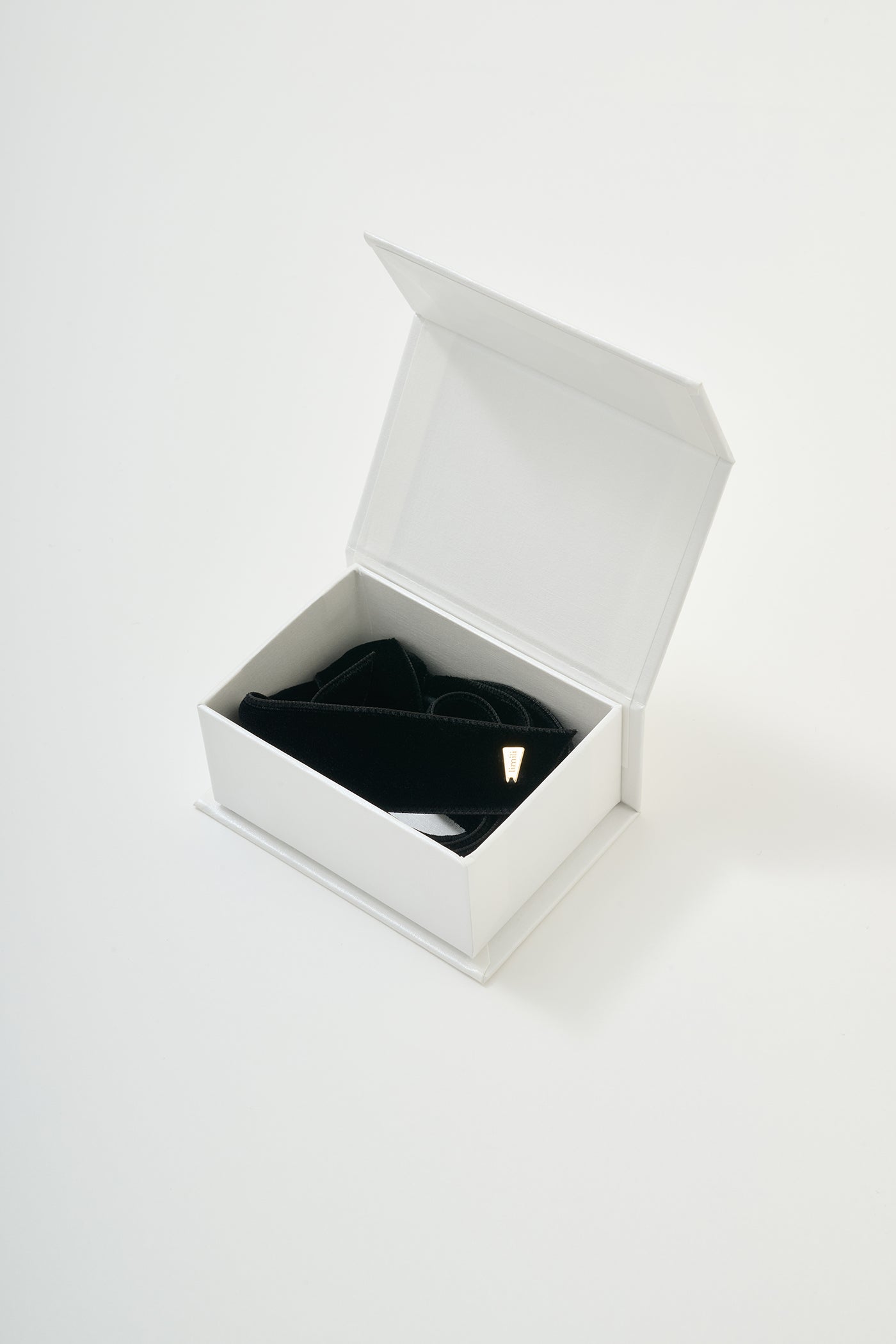 Velour Long Side Ribbon Hair Tie